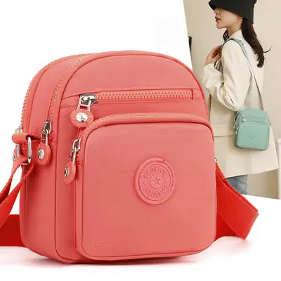 2026 Green Nylon Crossbody Travel Bag Small
