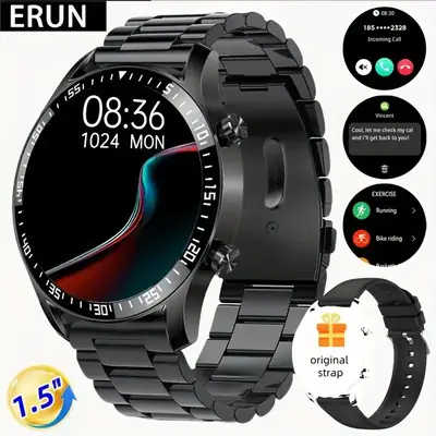 Smart Watch with Large Screen & Step Counter for Men