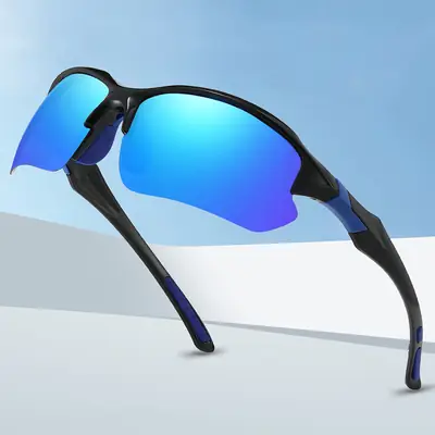 Men's Black Sandproof Cycling Sunglasses