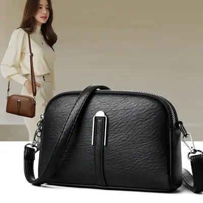 Women Crossbody Bag Brown Leather Small 2026
