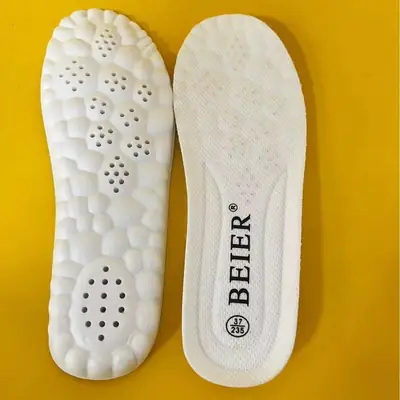 Latex Insoles Feel Like Stepping on Poop, Are Not Tiring for the Feet, Are Shock-Absorbing, Breathable, and Are Suitable for Long Standing, with Soft Soles