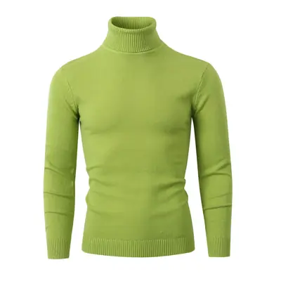 Men's Brown High Collar Sweatshirt Winter Base