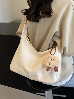 Pink Teddy Bear Crossbody Bag for Women