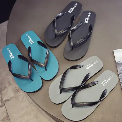 Men's Korean Style Anti-Slip Flip Flops Summer Sandals