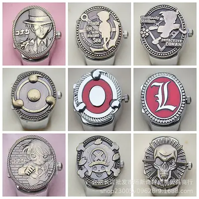 Retro Ring Watch Luffy L Notes Anime Electronic Watch