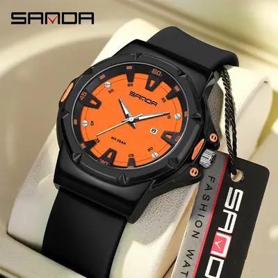 Sanda Kids Silicone Waterproof Quartz Watch