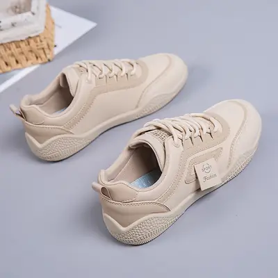 Women's 2025 Leather Casual Sneakers White Non-Slip