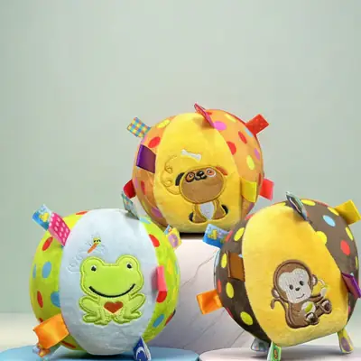 Cross-border New Product Sound Toy Bell Pet Toy Ball Small, Medium and Large Dog Interactive Pet Plush Toy