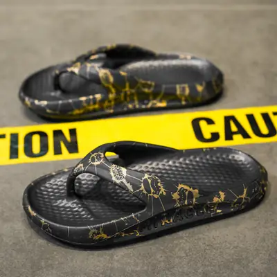 Slippers Men's 2024 Summer New Fashionable All-match Outwear Flip-flops Men's Casual Outdoor Beach Shoes