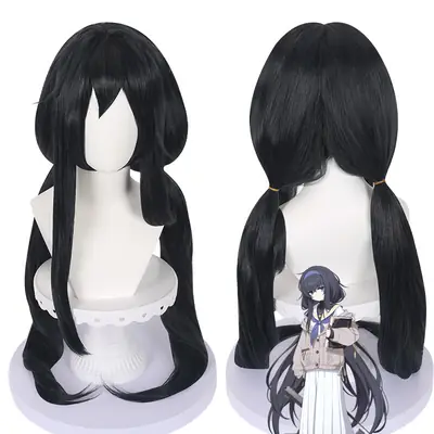 Dark Blue Anime Cosplay Wig for Girls