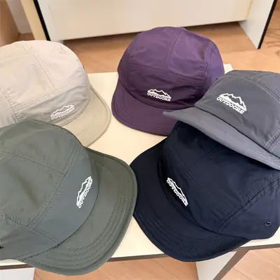 5-Piece Baseball Cap Set for Men Women Black Green