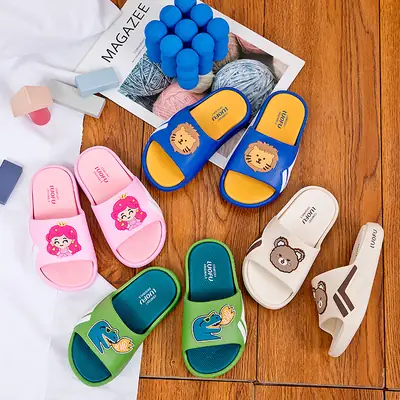 Pink Cartoon Baby Sandals Non-Slip Soft Soled