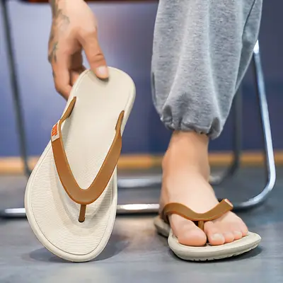 Men Korean Style Comfortable Flip-Flops Beach Shoes