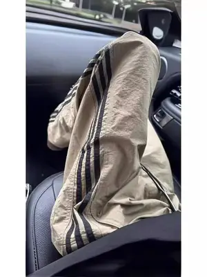 Men's Khaki Paratrooper Pants Summer Thin Quick-Drying