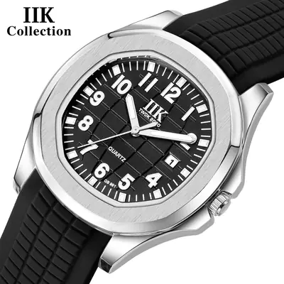 Luminous Men's Watch with Detachable Silicone Band