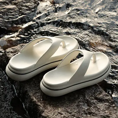 Women Pink EVA Slide Slippers Summer Beach Shoes