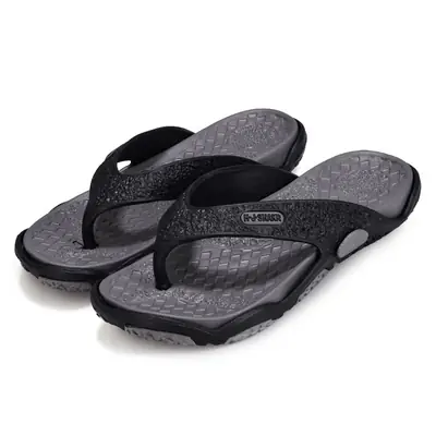 Men's 2025 Travel Flip-Flops Black Casual Outdoor