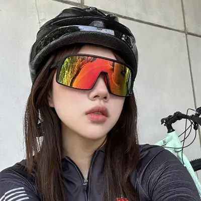 Outdoor Cycling Sunglasses Women Blue Gradient