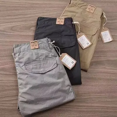 Men Grey Cotton Capri Pants 3 Colors
