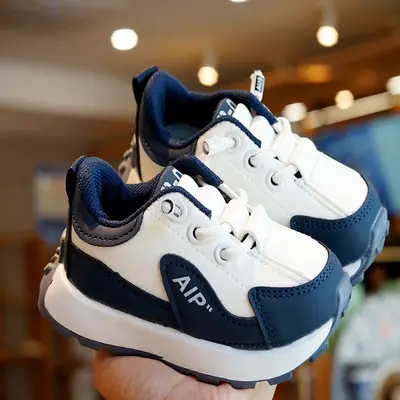 Toddler shoes spring and autumn beginner baby shoes 2-3 years old anti-drop baby shoes soft bottom non-slip sneaker