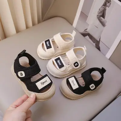 Men's Toe Sandals Summer New Baby Shoes Soft Sole Non-slip Toddler Shoes 0-1-3 Years Old Children's Shoes Female 4
