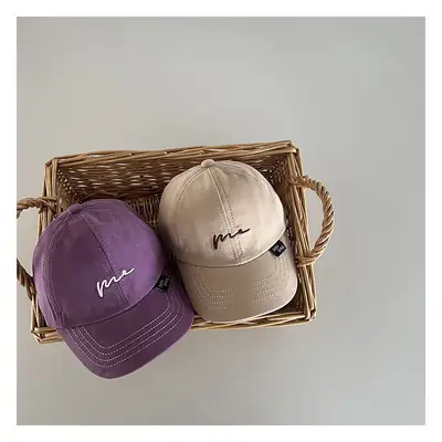 Baby's Korean Style Sunshade Cap with Embroidery