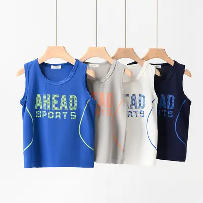 Men's Ahead Sports Sleeveless Tank Top Navy Blue Large
