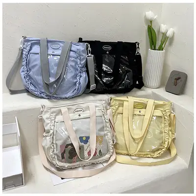 Women Transparent Yellow Crossbody Bag 2024