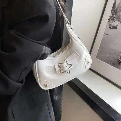Black Star Underarm Bag for Women