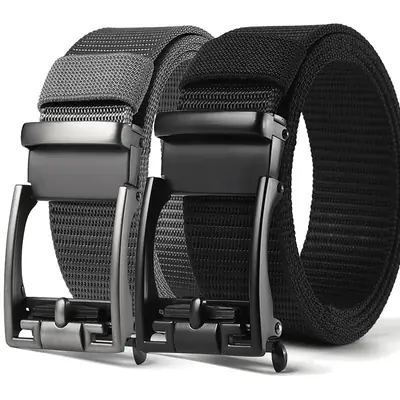 Tactical Nylon Belt with Automatic Buckle