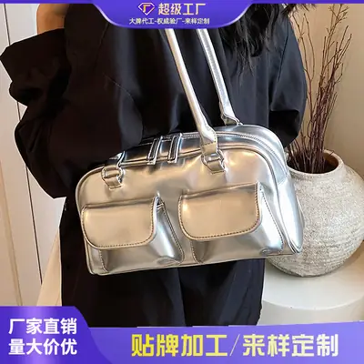Silver Women's Large Shoulder Bag 2026