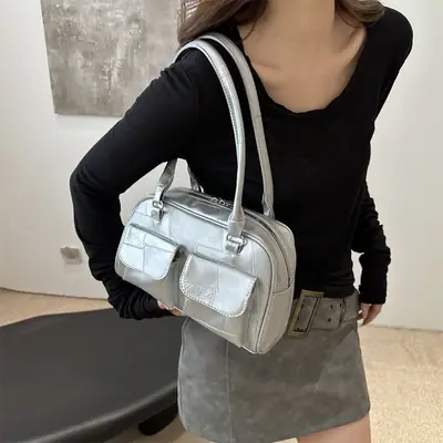 Retro College Bag 2024 Women Large Capacity