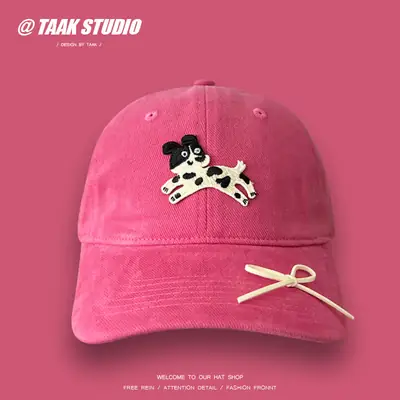 Kids Cartoon Dalmatian Cap Winter School Uniform