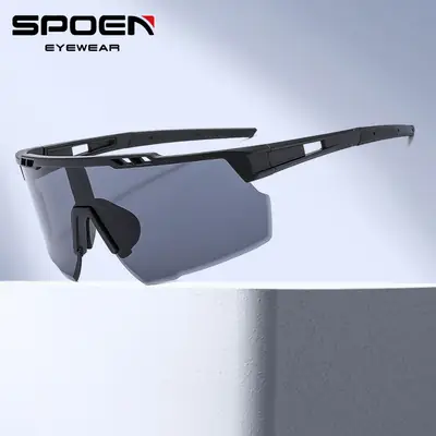 Outdoor Windproof Sunglasses for Cycling Running Square Round Faces