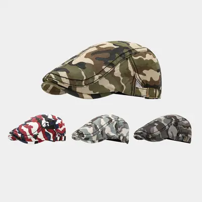 Men Camouflage Cap Jungle Hiking Women Beret