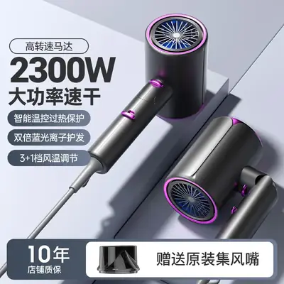 2300W Foldable Hair Dryer with Blue Light