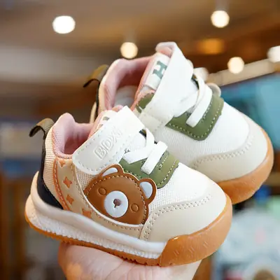 Toddler Shoes Spring Autumn Beginner 1-2Yr Anti Drop Non Slip Mesh