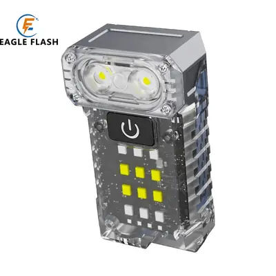 Cross-Body Adjustable Angle UV Headlamp with Magnetic Clip