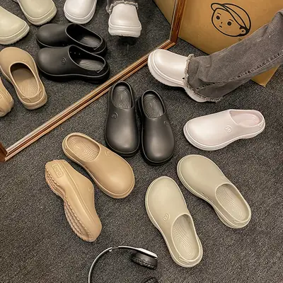 Women's Baotou Half Slippers Thick Non-Slip Sandals