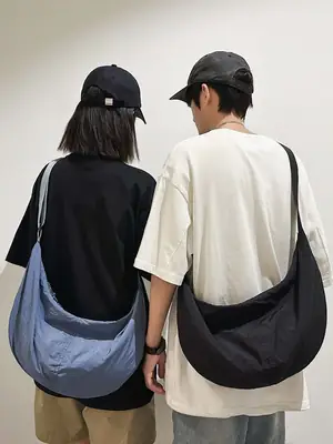 Cute Olive Nylon Crossbody Bag 2024