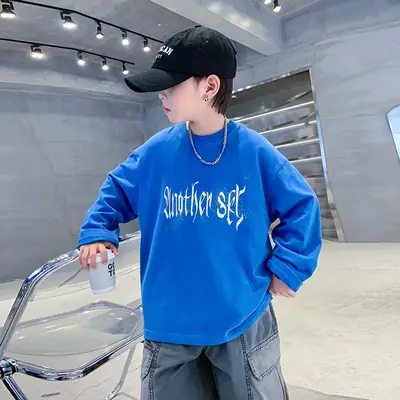 Kids Long Sleeve T-Shirt Black Graphic 2025
