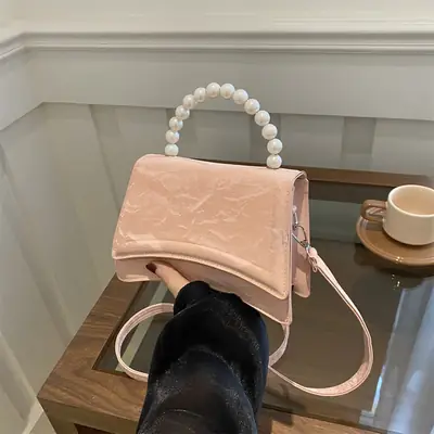 Pink Pearl Pearl Handbag Women 2024