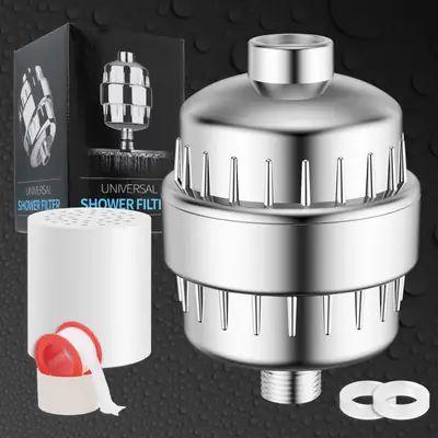 20-Layer Stainless Steel Shower Filter for Home Use