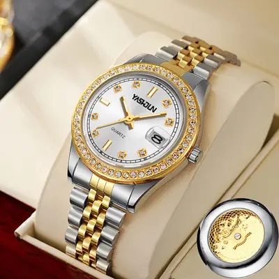 Women's Automatic Mechanical Quartz Watch Waterproof Luminous Steel Band