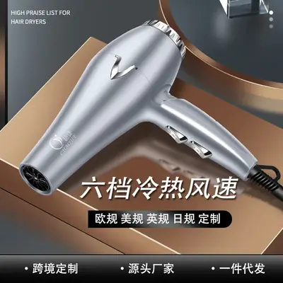 High Power Blue Hair Dryer 6 Heat Modes