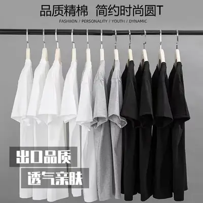 Men Grey Combed Cotton T-Shirt Loose Fit Casual Wear