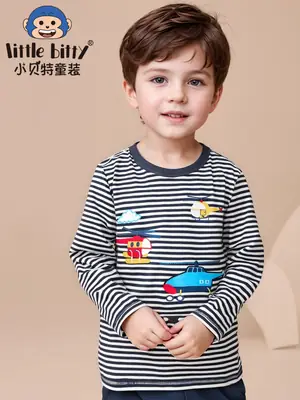 Kids Striped Long Sleeve T-Shirt Boys 2025