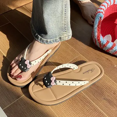 Cute Cartoon Flip Flops for Women Summer Sandals