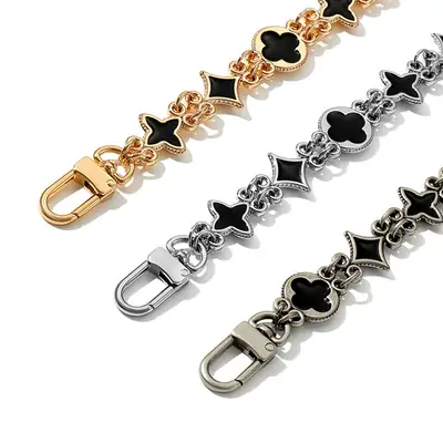 Multi-element Silver Door Buckle Chain for Bag