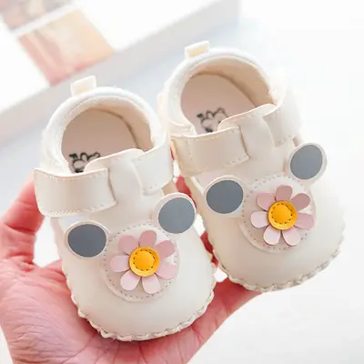 Baby Shoes Soft Sole Non-slip Spring and Autumn Beginner Baby Shoes 0-1 Year Old Anti-drop Toddler Shoes Breathable Cute